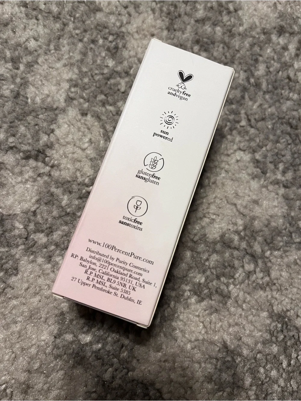 100% pure 2nd skin foundation SHADE 1 Non Toxic Clean Beauty Full Coverage